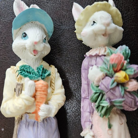 world bazar thin resin bunny figurines - Picture 3 of 5